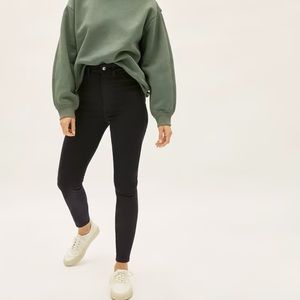 Everlane The Way-High Jean ash color size 29 crop new with tags